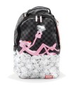 Pink Panther stacked diamonds backpack