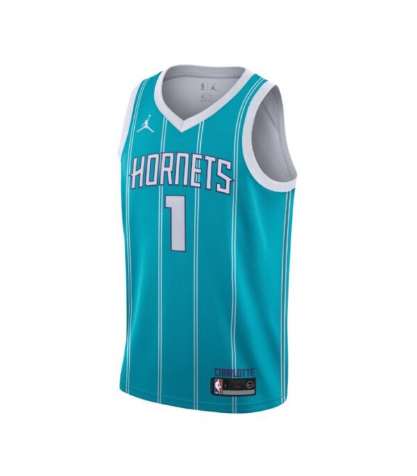 Charlotte Hornets Lamelo Ball Swingman Icon Canotta Bambino