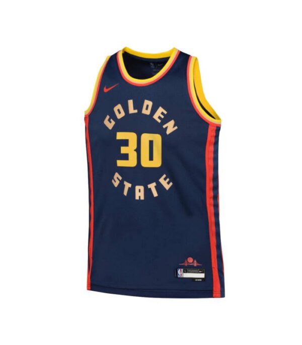 Stephen Curry Golden State Warriors 2024/25 Nike City Edition Swingman Bambino
