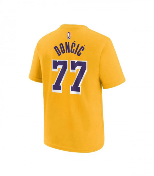 T-shirt NBA Luka Doncic Los Angeles Lakers N&N Icon Edition Bambino