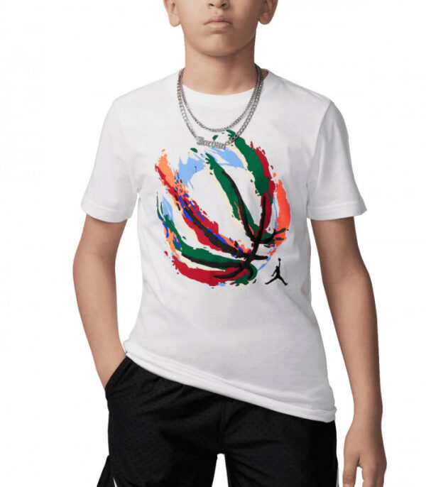 JDB BBall Fire SS Tee Bambino