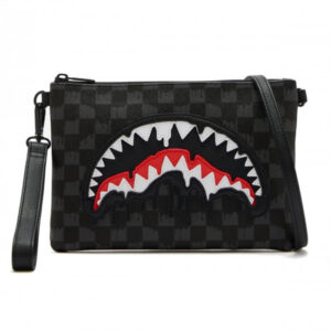 Dripping Sharks In Paris Crossover Clutch
