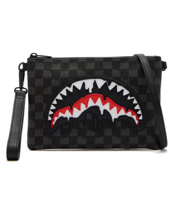 Dripping Sharks In Paris Crossover Clutch