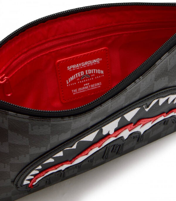 Dripping Sharks In Paris Crossover Clutch