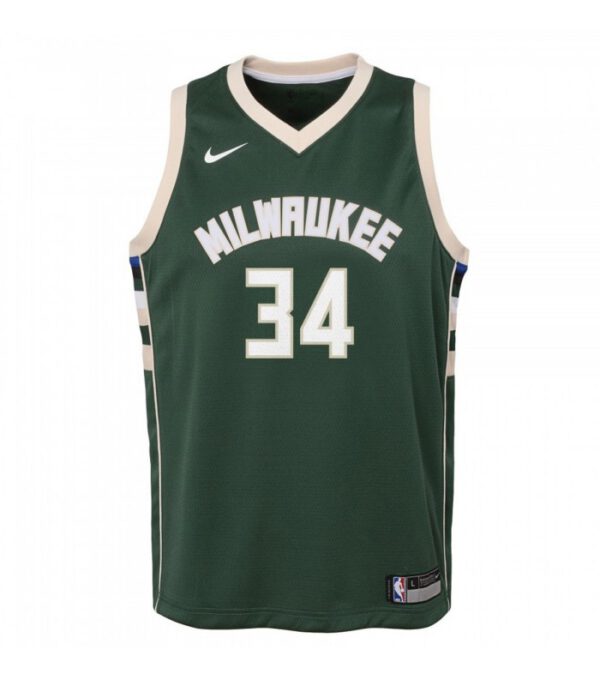 Milwaukee Bucks Giannis Antetokounmpo Swingman Icon Canotta Bambino