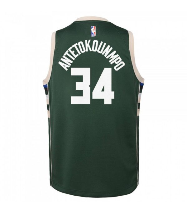 Milwaukee Bucks Giannis Antetokounmpo Swingman Icon Canotta Bambino