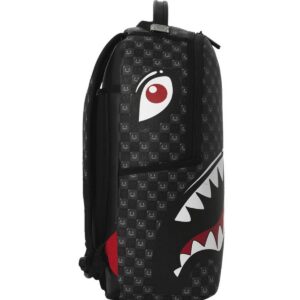 Sharks In Paris WTF Bubbly Black Check Backpack