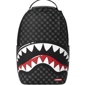 Sharks In Paris WTF Bubbly Black Check Backpack