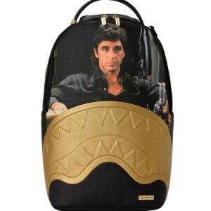 Scarface Gold Embossed Backpack