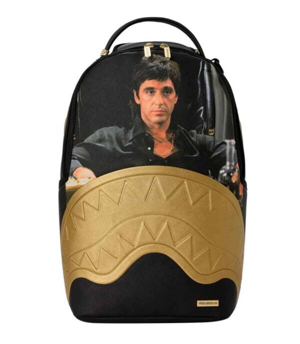 Scarface Gold Embossed Backpack