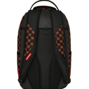 Sharks In Paris WTF Bubble Brown Check Backpack